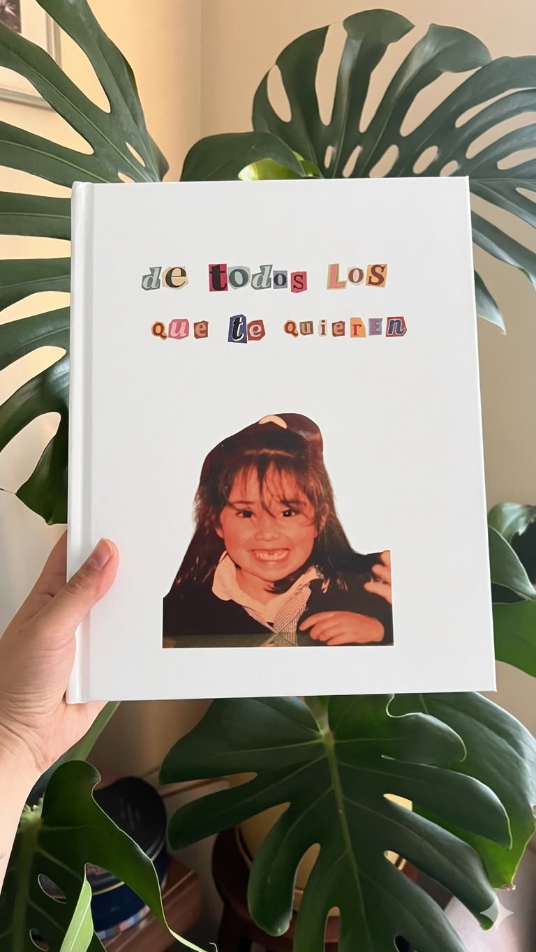 Fotolibro De todos los que te quieren — cartas y fotos de quienes te quieren